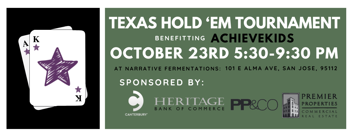 Texas Hold 'Em Tournament Benefiting AchieveKids